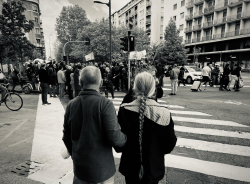 La protesta de Milano